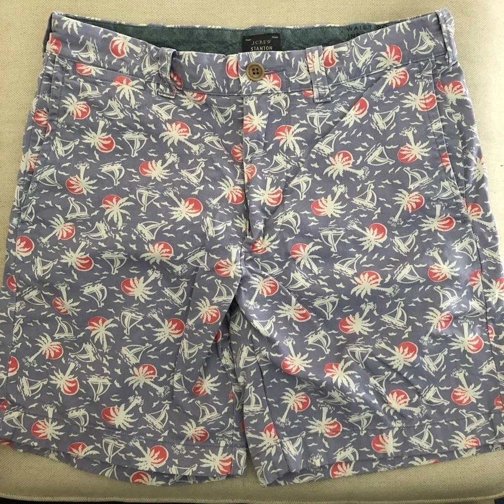 J. Crew Stanton Patterned Shorts